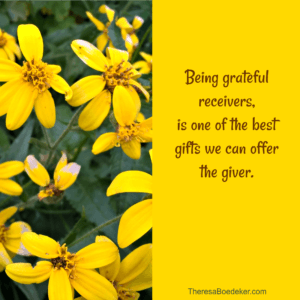 Why It's Hard to Be a Gracious Receiver - Theresa Boedeker